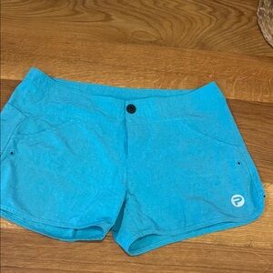 Pelagic Vibrant Blue Women's Athletic Shorts